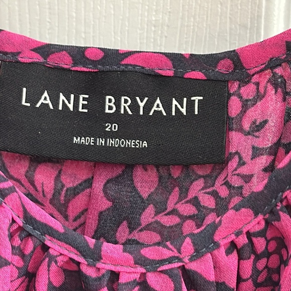 Lane Bryant Scoop Neck Cami, Red Floral & Fuchsia Floral. Size 20 NWOT - Picture 5 of 14